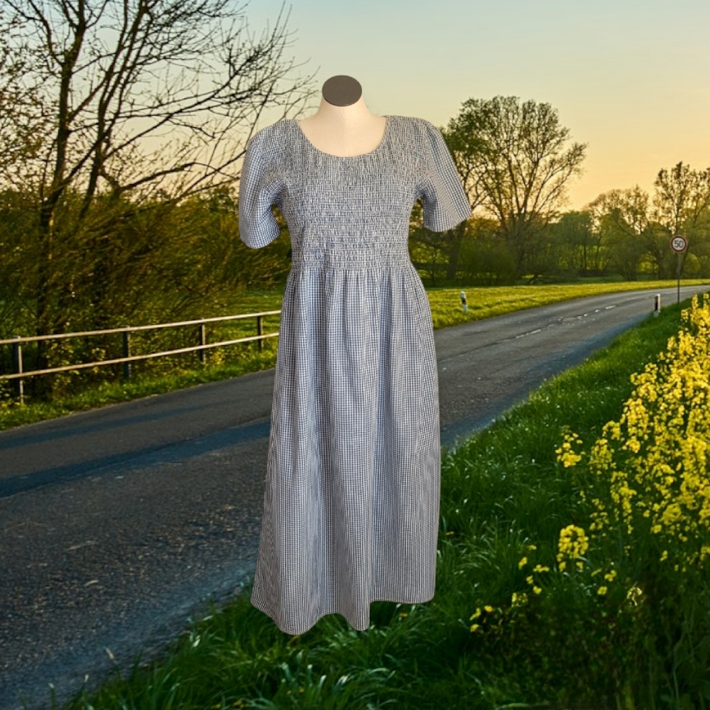 Gingham Countryside Cottage Dress